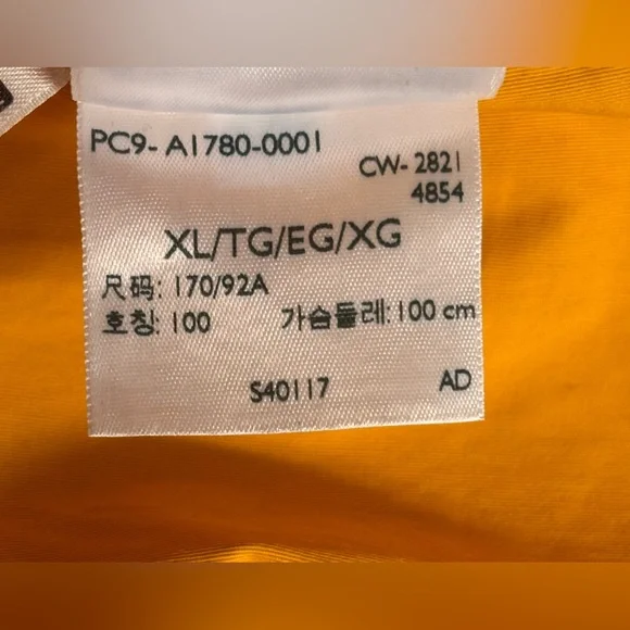 Levi’s Junie Mutton Sleeve Cotton Blend Blouse In Old Gold Size X-LARGE - Picture 7 of 11